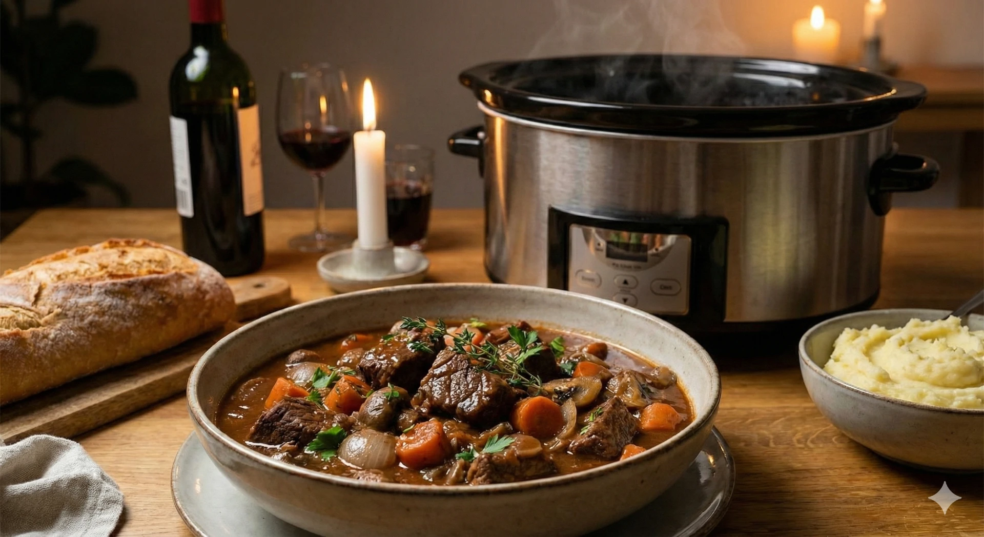 Runderstoofpot met Rode Wijn – Klassiek Slowcooker Recept